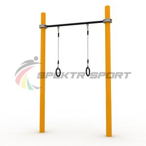 Купить Турник классический для занятий Воркаут с кольцами SP WRK-07 + Rings_76mm в Лакинске 